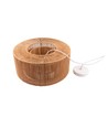 SNOR Brun Ø40cm pendel - E27 fatning, 2m ledning, flettet papirsnor