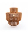 Brun Ø40cm pendel - E27 fatning, 2m ledning, papirsnor