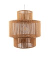 Brun Ø40cm pendel - E27 fatning, 2m ledning, papirsnor