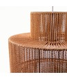 SNOR Brun Ø40cm pendel - E27 fatning, 2m ledning, flettet papirsnor