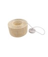 Beige Ø30cm pendel - E27 fatning, 2m ledning, flettet papirsnor