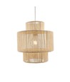 SNOR Beige Ø30cm pendel - E27 fatning, 2m ledning, flettet papirsnor