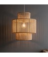 SNOR Beige Ø30cm pendel - E27 fatning, 2m ledning, flettet papirsnor