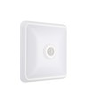 12W LED sensorlampe - PIR sensor, Cree chip, firkantet, hvid, 3-i-1