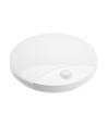 V-Tac 15W LED udendørs væglampe med sensor - Rund, hvid, Cree chip, CCT