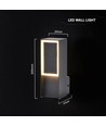 V-Tac 5W LED væglampe - IP54, 3000K, udendørs