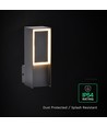 V-Tac 5W LED væglampe - IP54, 3000K, udendørs