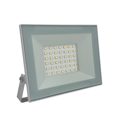 30W LED projektør - Hvidt hus, 6500K