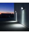 100W LED projektør - 185lm/W, Cree chip, sort, 6500K, 6 års garanti