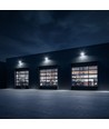 100W LED projektør - 185lm/W, Cree chip, sort, 6500K, 6 års garanti