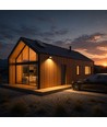 V-Tac LED solcelle projektør med PIR sensor - 150lm/W, IP65, 6000K