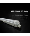 V-Tac 150cm T8 LED armatur - Til 1x 150cm LED rør, IP65 vandtæt