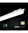 V-Tac 120cm 36W vandtæt LED armatur - 120lm/W, CCT