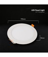 V-Tac 12W rundt LED indbygningspanel - CCT, Cree chip, 6 års garanti