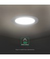 V-Tac 22W rundt LED indbygningspanel - CCT, Cree chip, 6 års garanti