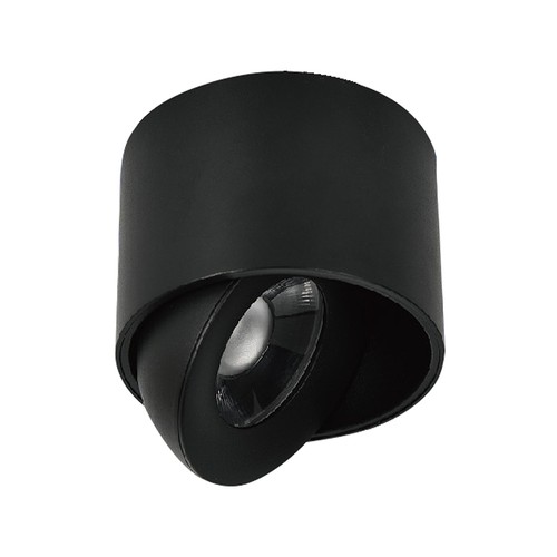 12W LED påbygningsspot - IP44, sort, CCT, Cree chip