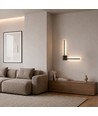 10W LED væg/loftlampe - Sort, CCT, 3 lyskulører