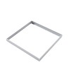 Ramme til 60x60 LED panel - Hurtig samlesæt, plast hjørner, hvid kant