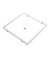 Indbygningsramme til 60x60 LED panel - Passer til Troldtekt uden tilpasning, hvid kant