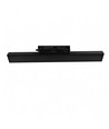 30/28/25W 1-faset LED lysskinne - 60 cm, Sort, 1F2W