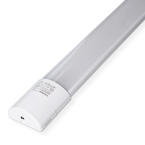 120cm 36W komplet LED armatur - gennemfortrådet, justerbar watt, CCT