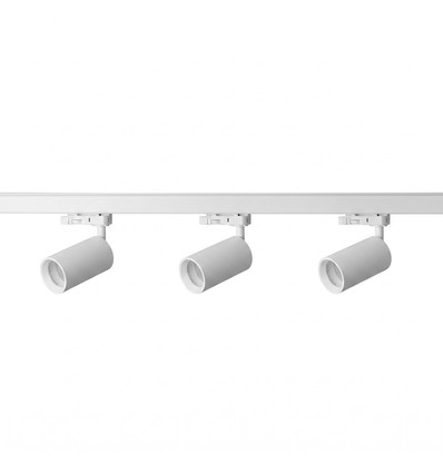 3-Faset BASIC skinnesæt - 1m, Hvid, 3-Spot, GU10, uden lyskilde
