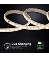 V-Tac 10W/m LED strip - IP65, 3-i-1, RA80