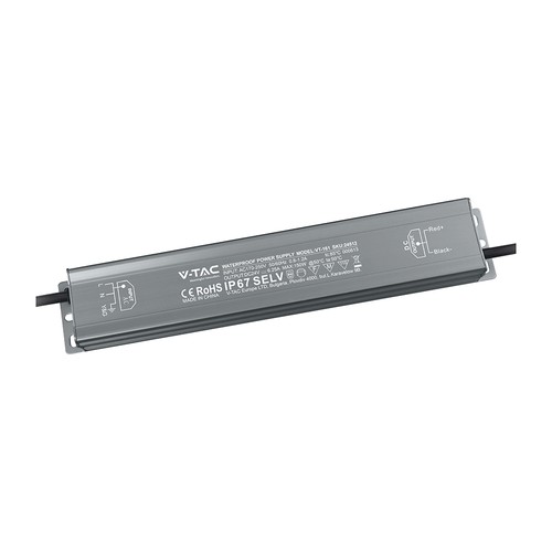 150W / 24V DC strømforsyning til LED strips - IP67 vandtæt