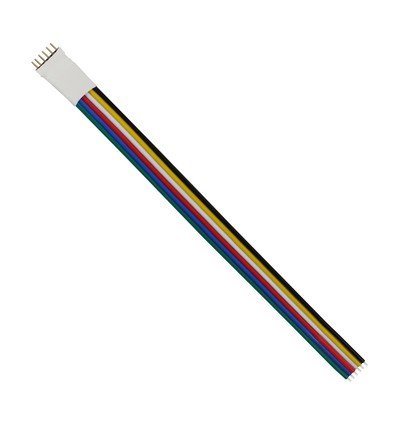 P-Z kabel 6 PIN LED strip stik 12mm