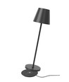 Calida Opladelig bordlampe - udendørs, 2700K, RA97, dæmpbar, sort