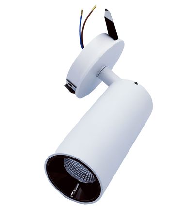 LEDlife 12W Indbygning spot, dæmpbar hvid - Hul: Ø5,5 cm, Mål: Ø5,2 cm, RA90, 230V