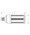 Outlet: LEDlife VEGA37 LED pære - 37W, mælkehvidt glas, varm hvid, E27/E40 fatning