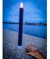 Restsalg: Lange kronelys i Marine blå 22cm - Luna (2stk)