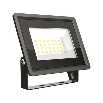 Billede af V-Tac 20W LED projektør - Arbejdslampe, udendørs - Dæmpbar : Ikke dæmpbar, Farve på hus : Sort, Kulør : Kold hos LEDProff DK