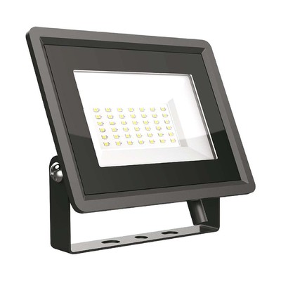 Billede af V-Tac 30W LED projektør - Arbejdslampe, udendørs - Dæmpbar : Ikke dæmpbar, Farve på hus : Sort, Kulør : Kold hos LEDProff DK