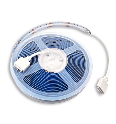 5m 21W/m RGB+CCT COB-LED strip RA90 - 24V DC, IP20, COB LED