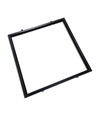 Indbygningsramme til 60x60 LED panel - Sort, Ny model, passer til Troldtekt uden tilpasning