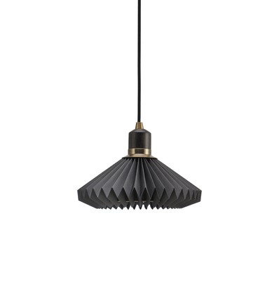 Halo Design - Paris Pendant Ø24 cm Brun - Sort kabel