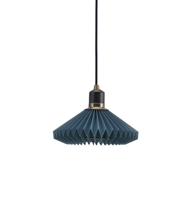 Outlet: Halo Design - Paris Pendant Ø24 cm Blå - Sort kabel