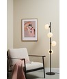 Outlet: Halo Design - Twist 4 gulvlampe, Opal/ sort