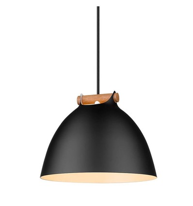 Halo Design - ÅRHUS pendel Ø24cm E27,  sort / Træ