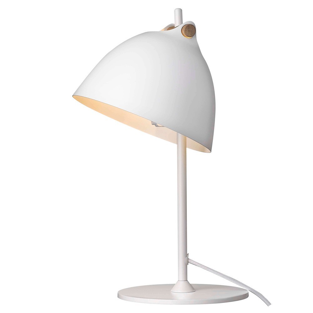 Outlet: Halo Design Århus Bordlampe Ø18 G9 Hvid / Træ