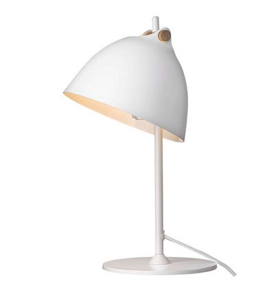 Halo Design - ÅRHUS bordlampe Ø18 G9,  Hvid / Træ