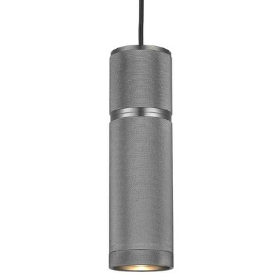 6: Halo Design - Halo- the pendant Cylinder pendel i Metal gun black Ø12 2,5m kabel