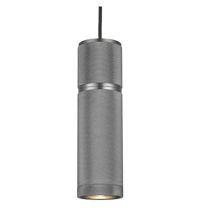 Halo Design - Halo- the pendant Cylinder pendel i Metal gun black Ø12 2,5m kabel