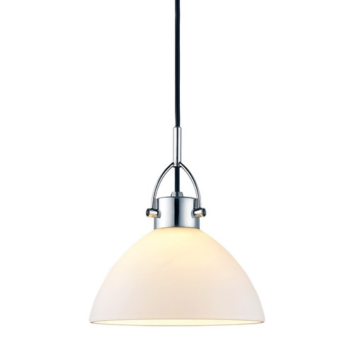 Halo Design - DENVER Pendel Ø19 opal glas/krom