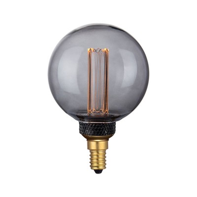 Billede af Restsalg: Halo Design - COLORS Dim LED Mini Globe E14 Smoke Memory 1800 Kelvin