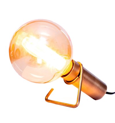 Outlet: Halo Design - HOOK bord- / Væglampe E27, antik-mess