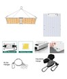 Samsung Quantum board 225W vækstlampe - Fuldt spektrum, indbygget dæmper, inkl. ophæng, IP65