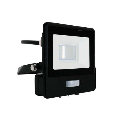 10W LED projektør - IP65, Med sensor, Samsung LED chip